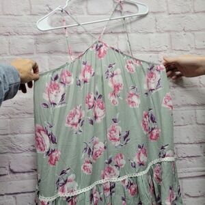 NEW Southern‎ Stitch Tiered Floral Cami Tank Top Dress XL Cottagecore Fairy Boho